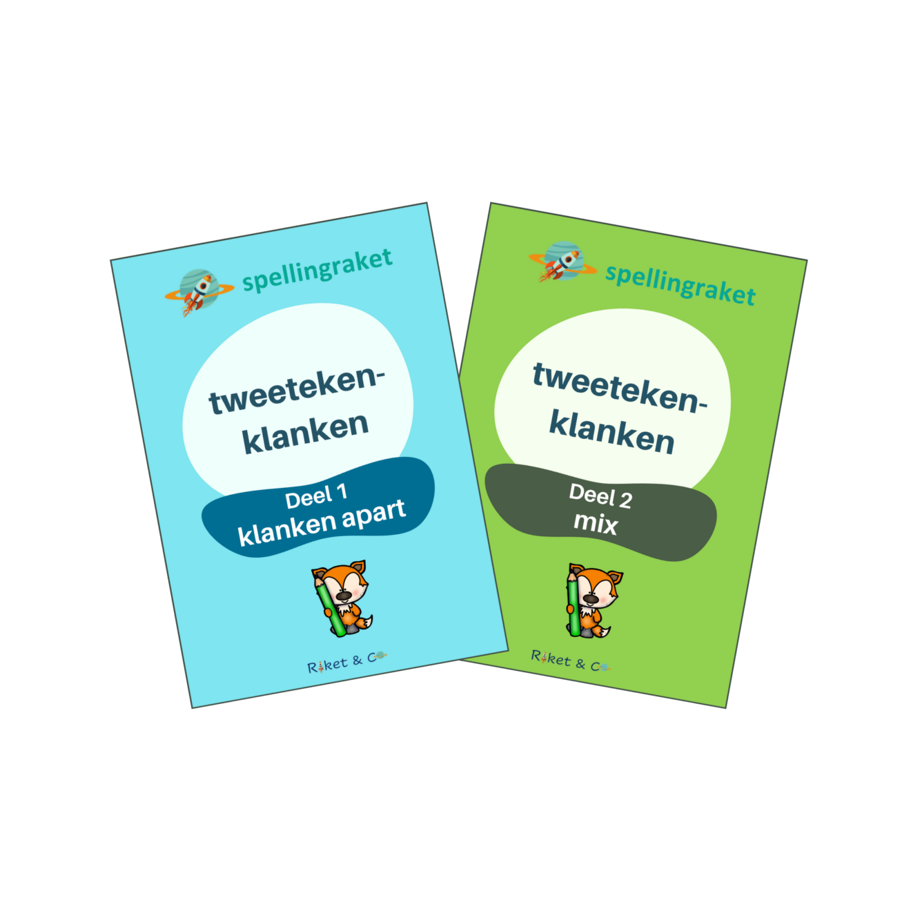 Spellingraket – Tweetekenklanken – Raket & Co